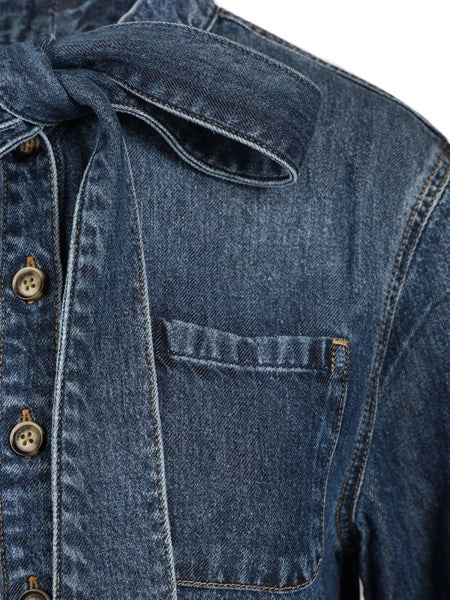 Camicia con fiocco