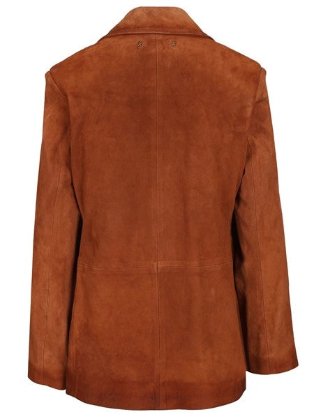 Blazer in suede