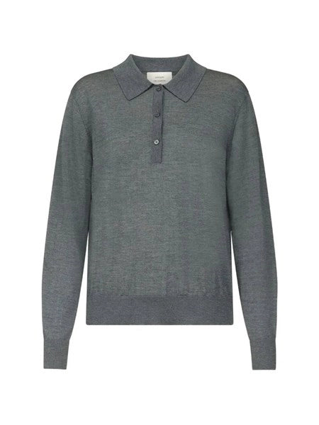 Polo a maniche lunghe in maglia fine MILES