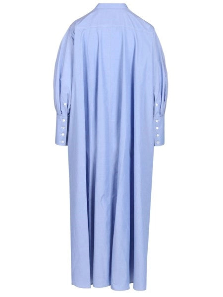 abito a camicia in popeline di cotone