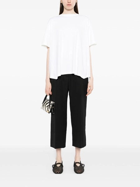 T-shirt in cotone e seta