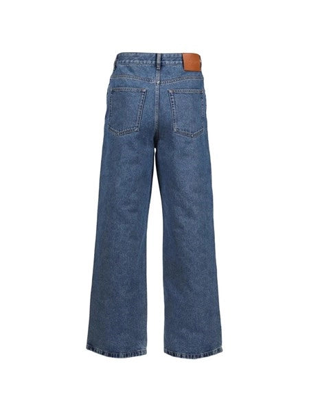 Jeans baggy Anagram in denim