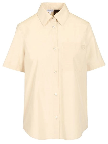 Camicia a maniche corte in cotone