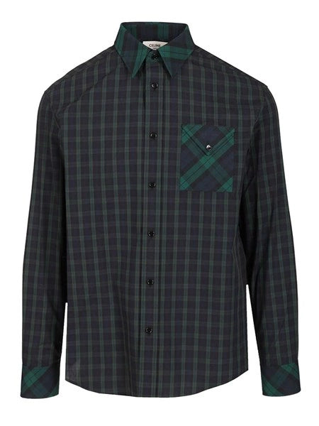 Camicia in cotone a quadri