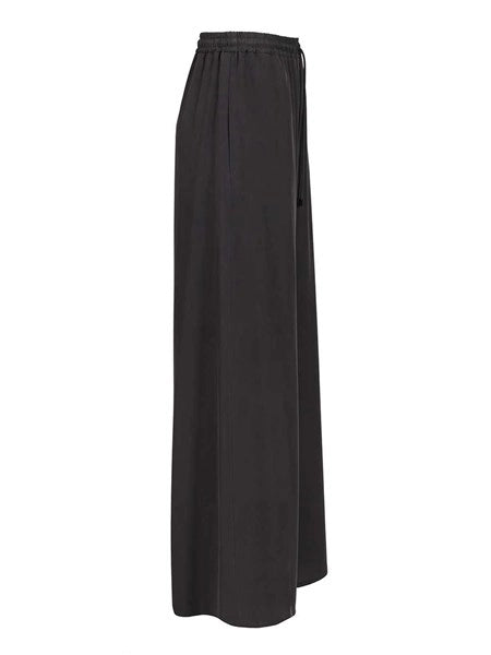 Pantalone largo in seta lavata "Genero"