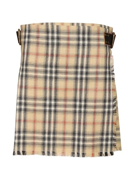 Mini kilt in lana Check