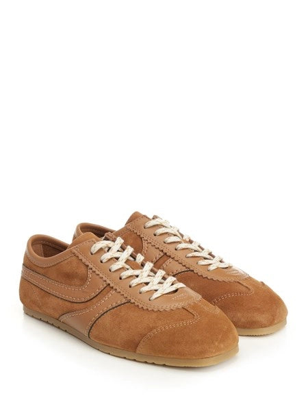 Sneakers in pelle e suede