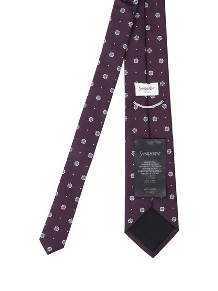 Cravatta in jacquard di seta