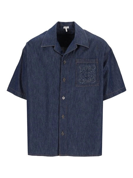 Camicia a maniche corte in cotone