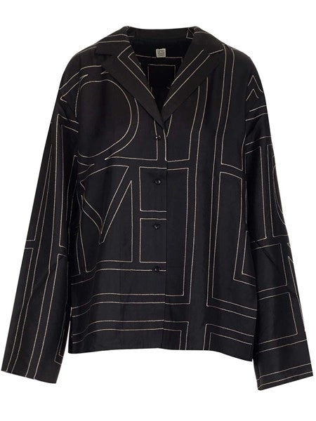 Camicia in twill di seta