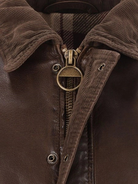Bomber in pelle