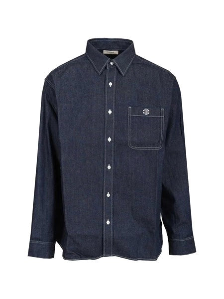 Giacca camicia in denim