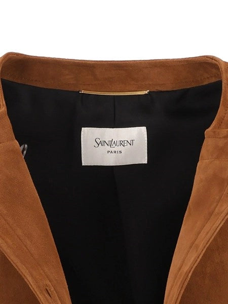 Giacca corta in suede