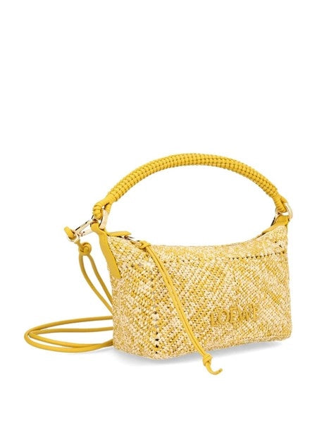 Borsa Cala mini in rafia mélange