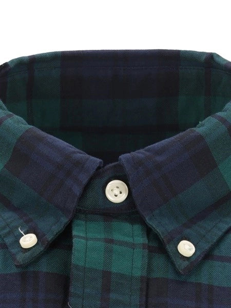 Camicia Oxford tattersall Custom-Fit