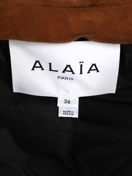 Blazer corto in suede