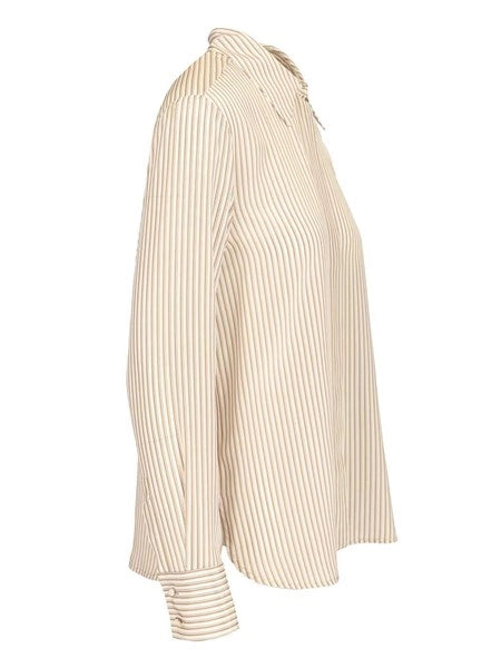 Camicia in crêpe de Chine
