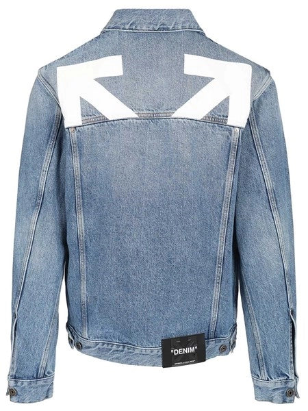 Giacca denim half arrow