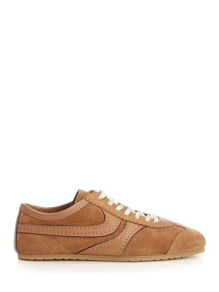 Sneakers in pelle e suede
