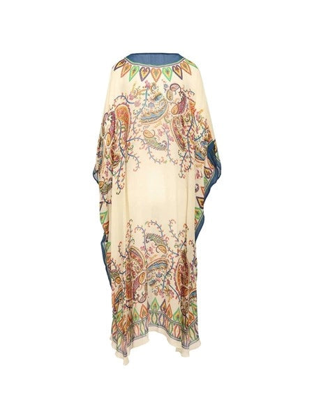 Caftano stampa paisley
