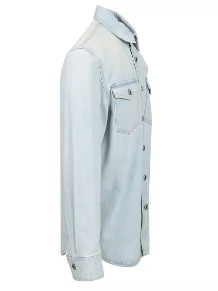 Overshirt in denim Extra Bleach