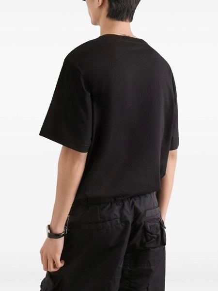 T-shirt in jersey con patch