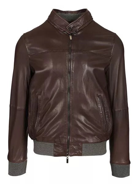 Bomber in pelle