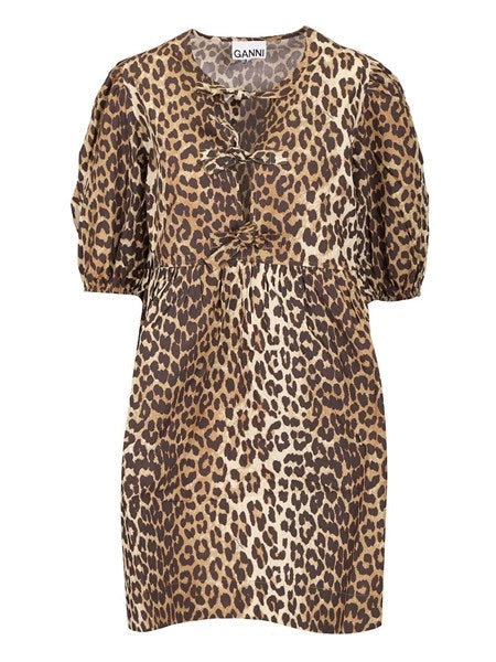 Mini abito leopardato