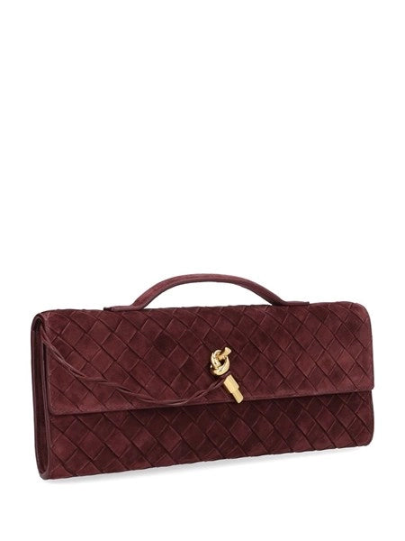 Andiamo Clutch in suede