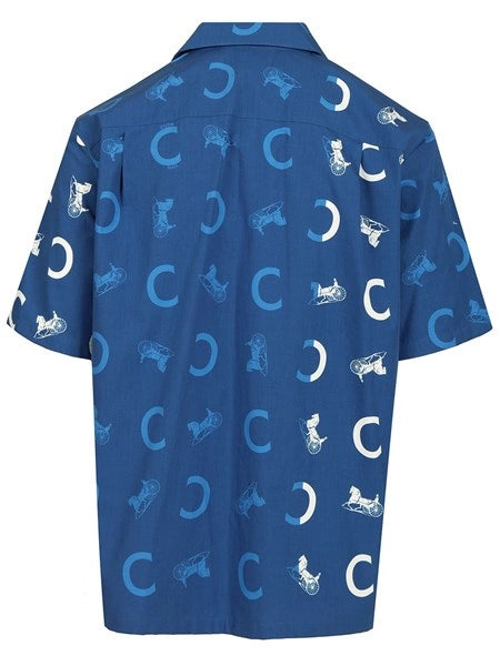 Camicia bowling in cotone