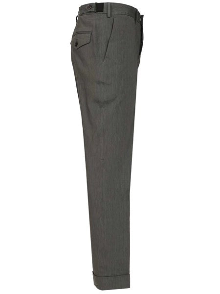 Pantaloni sartoriali in misto lino