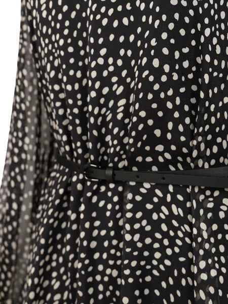 Abito in chiffon stampato
