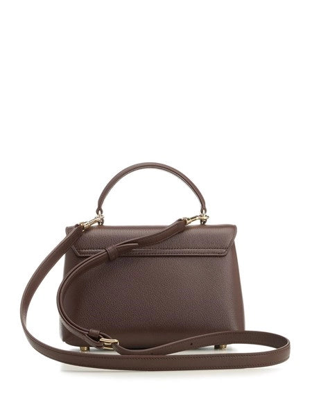 Borsa Nino Teen in pelle granata