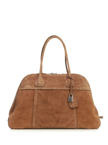 Borsa Vivant in pelle scamosciata