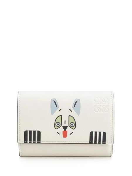 Portafoglio verticale piccolo Futurist Cat