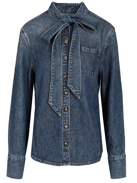 Camicia con fiocco