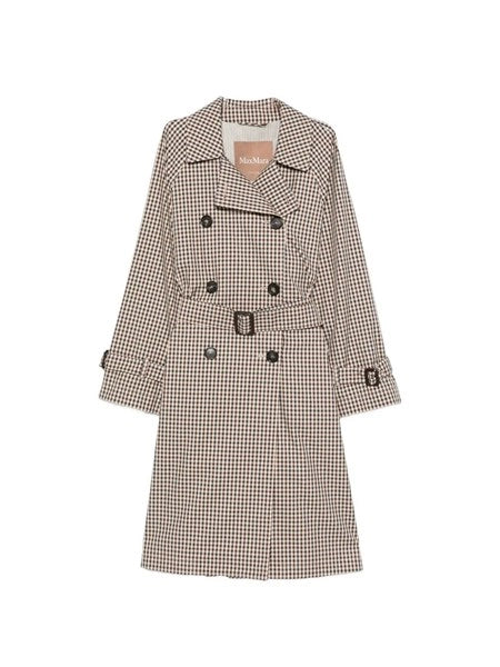 Trench in twill antigoccia