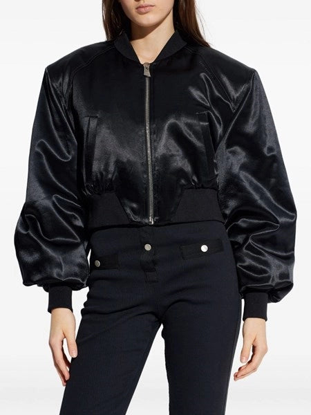 Bomber in satin