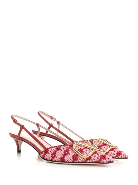 Décolleté slingback "VLogo"