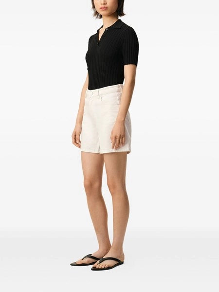 Shorts in twill di cotone