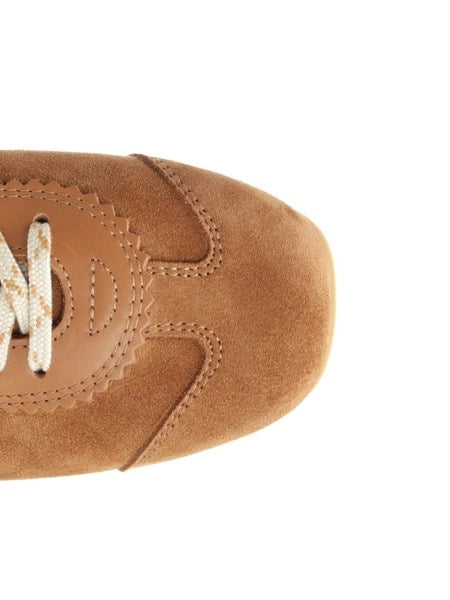 Sneakers in pelle e suede