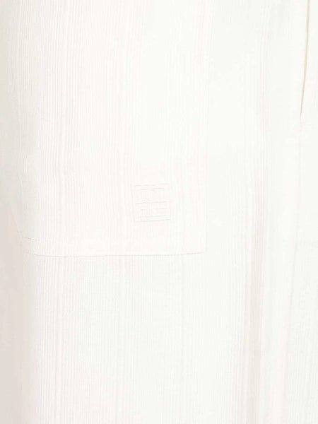 Pantaloni a righe intrecciate