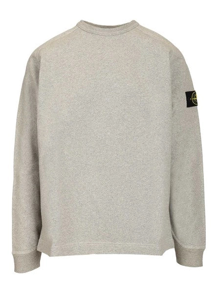 Felpa grigio melange