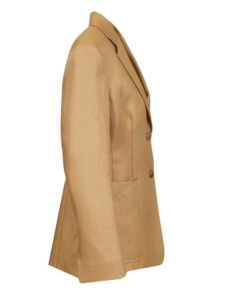 Blazer monopetto in lino