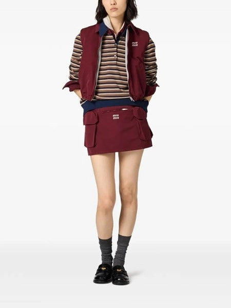 Polo in maglia a righe