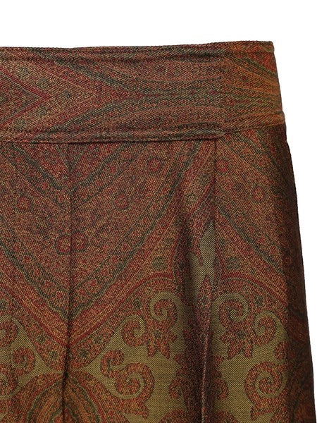 Pantaloni jacquard