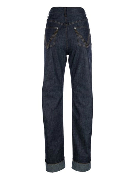 Jeans con tasca intrecciata
