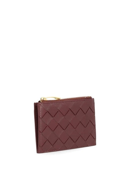 Portacarte Intrecciato con zip