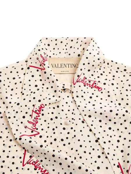 Camicia In Crepe De Chine Bollicine Plus depois