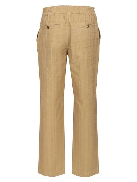 Pantaloni in cotone Check